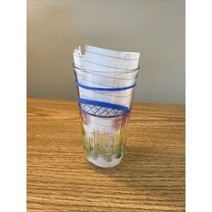 Cactus Case House Palm Trees Multi‎ Colored Drink Glass Tumbler Faded (5)